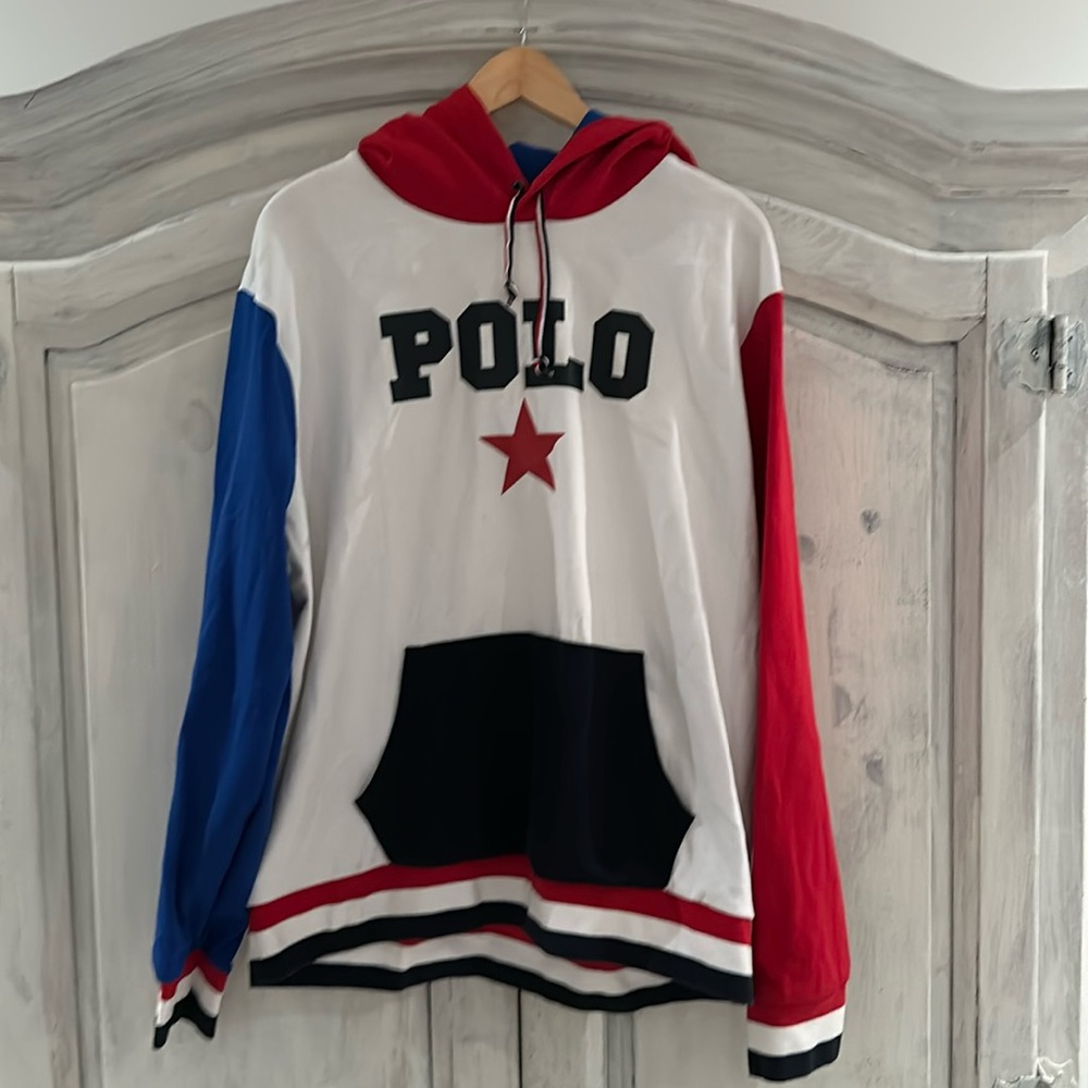 Polo hooded sweatshirt